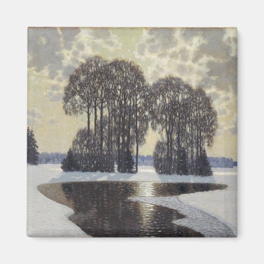 Winter (von Vilhelms Purvitis) Magnet (Vorne)