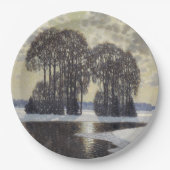 Winter (von Vilhelms Purvitis) Pappteller (Vorderseite)
