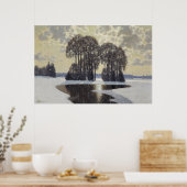 Winter (von Vilhelms Purvitis) Poster (Küche)