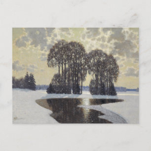 Winter (von Vilhelms Purvitis) Postkarte