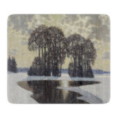 Winter (von Vilhelms Purvitis) Schneidebrett (Vorderseite)