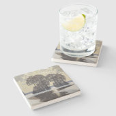 Winter (von Vilhelms Purvitis) Steinuntersetzer (Seitenansicht)