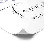 Winter - Vorzüge, bitte ein Plakat nehmen (Ecke)