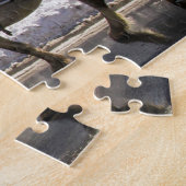 Winter-Wagen-Pferde im Central Park Puzzle (Seite)