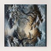 Winter-Wald-Fluss-Puzzle Puzzle (Horizontal)