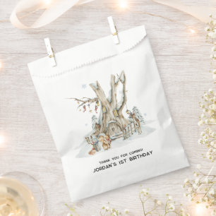 Winter-Wald-Forst Party-Geschenktüten Geschenktütchen