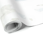 Winter-Wald-Geschenkpapier – Schnee-Kiefern Geschenkpapier (Rolleneckpunkt)