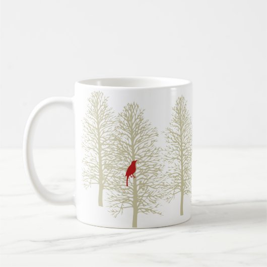 Winter-Wald Kaffeetasse (Links)