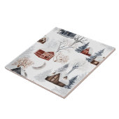 Winter-Wald-Muster Fliese (Seite)