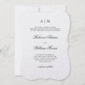 Winter-Wald Wedding | Einladung (Vorderseite)