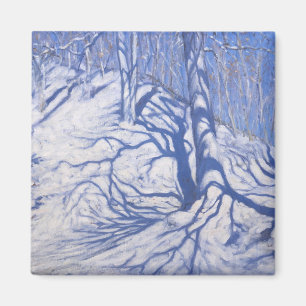 Winter-Waldland nahe Courcheval 2008 Magnet