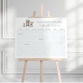 Winter-Waldtiere Terminkalender Spiel Poster