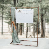 Winter-Waldtiere Terminkalender Spiel Poster