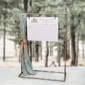 Winter-Waldtiere Terminkalender Spiel Poster