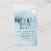 Winter-Waldtierkarte Begleitkarte (Vorderseite)