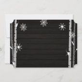 Winter-WaldwaldBaby-Duschen-Einladung Einladung (Rückseite)