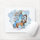 Winter Walk-Mauspad Mousepad (Mit Mouse)