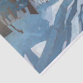 Winter Walk Zuhause, Snowy Lone Fox Seidenpapier (Ausschnitt)