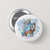 Winter-Wander-Knopf Button (Vorne & Hinten)