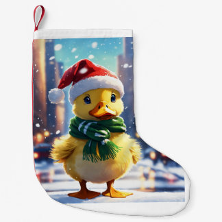 "Winter Wanderer: Das Adorable Duckling in NYC" Kleiner Weihnachtsstrumpf