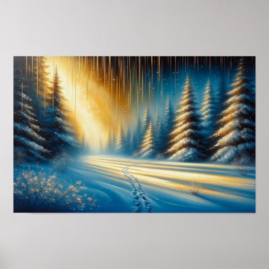 Winter Wandkunstposter Poster (Vorne)