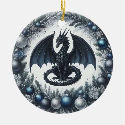 Winter Warden of the Wreath Keramik Ornament (Vorne)
