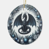Winter Warden of the Wreath Keramik Ornament (Links)