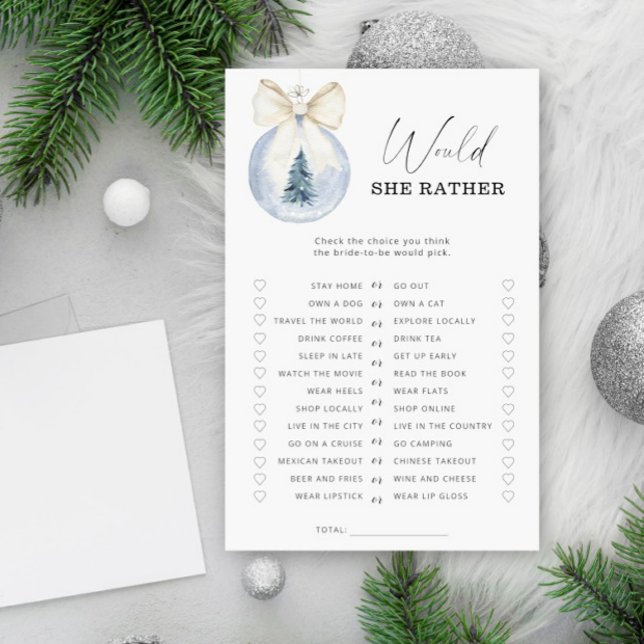 Winter Wäre sie lieber Brautparty (Von Creator hochgeladen)