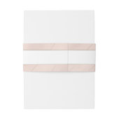 Winter warm Single Floral Classic Einladungsbanderole (Rückseitenbeispiel)