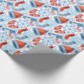 Winter-Wärme Geschenkpapier (Ecke)