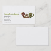 Winter-Wärme · Zimtgebäck Visitenkarte (Vorne/Hinten)