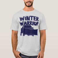 Winter Warrior Lieferwagen LKW mit Schneepflug