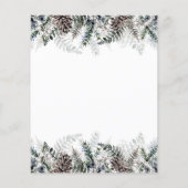 Winter Was ist in deinem Baby-Duschspiel in der Ha (Rückseite)