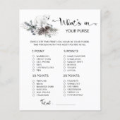 Winter Was ist in deinem Baby-Duschspiel in der Ha (Vorderseite)