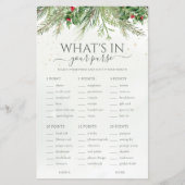 Winter Was ist in deinem Brautparty? (Vorderseite)