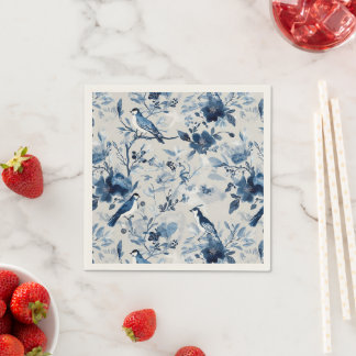 Winter Washi Chinoiserie | Songbird Papier Serviette