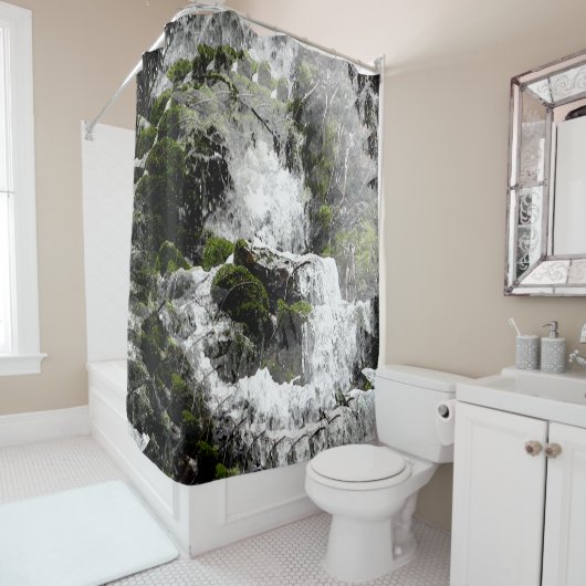 Winter Wasserfall...... Duschvorhang (Beispiel)