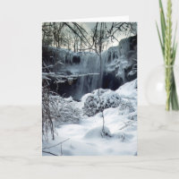 Winter Wasserfall, Karte