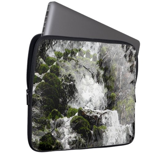 Winter Wasserfall...... Laptopschutzhülle (Vorne Rechts)