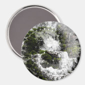Winter Wasserfall....... Magnet (Vorderseite/Rückseite)