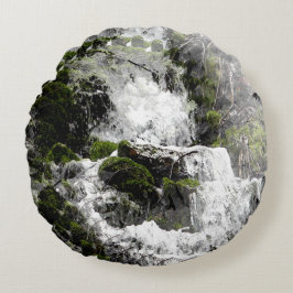 Winter Wasserfall...... Rundes Kissen