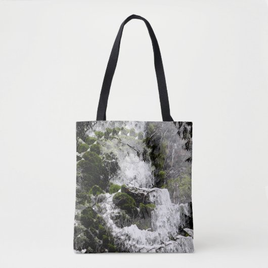 Winter Wasserfall....... Tasche (Vorderseite)