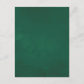 Winter Wasserfarben Pines Hochzeitgästen Details Begleitkarte (Rückseite)