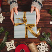 Winter Wasserfarbene Pinienbäume nach Maß Geschenkpapier Set