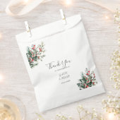 Winter-Wasserfarbenhochzeit Geschenktütchen (Ausgeschnitten)