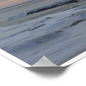 Winter-Wasserlandschaftsfoto-Poster Poster (Ecke)