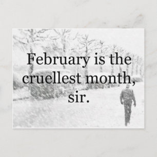 Winter Wasteland Postkarte