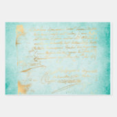 Winter Water Color Wrapper Geschenkpapier Set (Vorderseite 3)