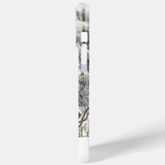 Winter Watercol Malerei Case-Mate iPhone Hülle (Rückseite / Links)