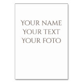 Winter Watercol Malerei Tischnummer (Rückseite)